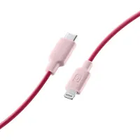 Cellularline Stylecolor Cable 100cm - USB-C to Lightning, 1 m, Lightning, USB C, Stecker, Stecker, Pink