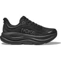 Hoka One One - Bondi 9 - Runningschuhe Gr 45 1/3 - Wide schwarz/grau