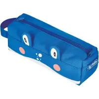 Herlitz Quattro Whale, Weiches Federmäppchen, Polyester, Blau, Pink, Weiß, Abbildung, Reißverschluss, Kind