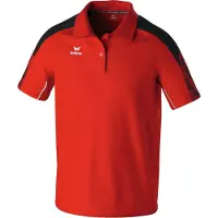 Erima Herren EVO STAR Poloshirt 1112401 L - Rot/Schwarz - L