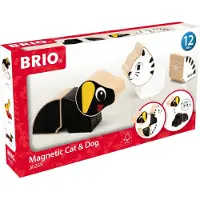 BRIO Magnet-Tiere Hund und Katze 63026900