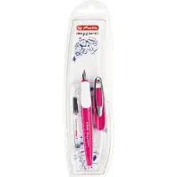 Herlitz Schulfüllhalter my.pen M-Feder /weiss