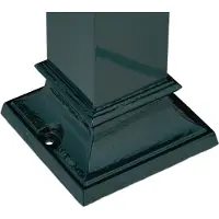 Relaxdays Standbrunnen Antik, mit Wasserhahn, HBT 86x19x23 cm, Wasserzapfsäule Garten, Terrasse, Zierbrunnen, dunkelgrün