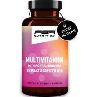 FSA NUTRITION Multivitamin mit OPC Traubenkern Extrakt & Coenzym Q10 im Glas 50 g Kapseln