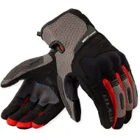 REV'IT! REV’IT! Cavern Schwarz Grau Rot Handschuhe Größe L