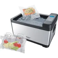 Steba Sous-Vide Garer mit Edelstahl-Gehäuse, Effektive Wasserumwälzung, LCD Display, elektronische Temperaturregelung, 10 Liter Volumen, Leichte Reinigung