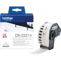 Brother DK-22214, Schwarz auf weiss, DK, Schwarz, Weiß, Thermodirekt, China, 5 Jahr(e)
