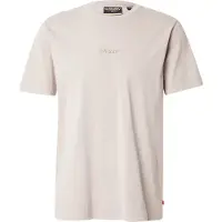 Superdry für Herren. M1012131A T-Shirt mit beigefarbenem Mikrologo (M), Lässig, Baumwolle, Kurzarm