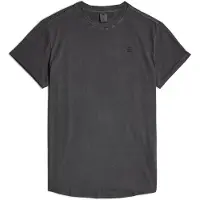 G-Star Text Back Gr Overdyed Lash R T Dk Black Gd Größe: S | Bedruckte T-Shirts Outlet | Herren | Schwarz