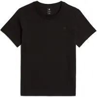 G-Star T-Shirt "Nifous", Damen, Gr. XL (42), schwarz (dk schwarz), Single Jersey, Obermaterial: 100% Baumwolle, unifarben, regular fit, Rundhals, Shirts T-Shirt, mit kleiner Logo-Stickerei