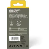 Aqiila Cablebird CS21, 1 m, Lightning, USB C, USB 2.0, Weiß