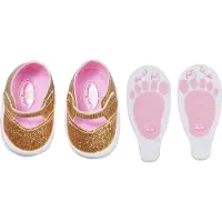 ZAPF Baby Annabell Schuhe Gold 43cm