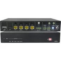 VivoLink VLHDBSP1X4V2, HDMI, HDMI, 4096 x 2160 Pixel, Schwarz, Metall, 4K Ultra HD