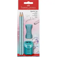 Faber-Castell Schreibset 4-tlg. Sparkle ocean metallic