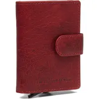 Chesterfield Antique Buff Prague Kreditkartenetui RFID Leder 7 cm The Chesterfield Brand Rot