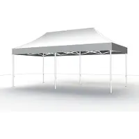 Siena Garden Dach Pro, rechteckig, 300x600 cm, Dach aus Polyester PVC-beschichtet 300 g/m² in weiss, passendes...