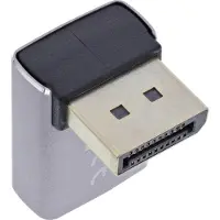 InLine 17291F, DisplayPort, DisplayPort, Grau, Schwarz