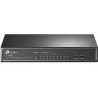 TP-LINK 8-Port 10/100Mbps Desktop Switch mit 4-Port PoE+, Unmanaged, Fast Ethernet (10/100), Vollduplex, Power over Ethernet (PoE), Wandmontage