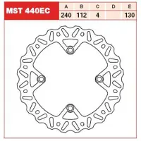 TRW Bremsscheibe MST440EC, 1 Stück