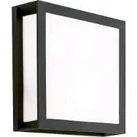Orion Außenwandleuchte Henry, schwarz, Aluminium, Modern, Wandleuchte außen