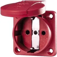 MENNEKES 11013 Anbaudose SCHUKO, 16A2p+E, 230V, IP54,RT