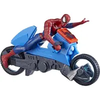 Hasbro Marvel Spider-Man Web Cycle, Motorrad, Spider-Man, 4 Jahr(e), Kunststoff, Schwarz, Blau, Rot