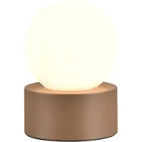 TRIO - Tischlampe COUNTESS - Braun - 12x12x17 cm