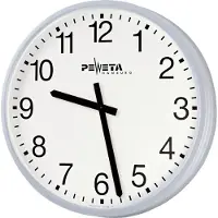 Peweta Funk-Wanduhr "ø 52 cm", Standard, Batteriebetrieb, Zifferblatt DIN-Balken
