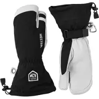 Hestra - Army Leather Heli Ski 3 Finger - Handschuhe Gr 6 schwarz