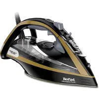 Tefal FV9865, Bügeleisen Trocken- & Dampfbügeleisen, Selbstreinigende Grundplatte, 3000 W, Schwarz, Gold