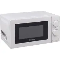 Black & Decker BXMZ700E, Arbeitsplatte, Grill-Mikrowelle, 20 l, 700 W, Drehregler, Weiß