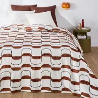 La redoute interieurs Tagesdecke Nati Aus Bestickter Baumwolle