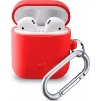 Cellularline Bounce - AirPods 1&2, Rot, Apple, Silikon, 38 g, 25 mm, 70 mm