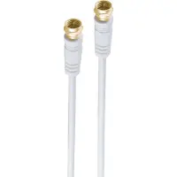 Shiverpeaks BS80094-G-128CP Koaxialkabel 3,75 m F Weiss