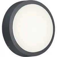 TRIO Wandleuchte IP54 BREG 227260142 LED 8,5W 850lm 3000K D200mm anthrazit