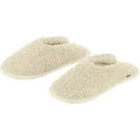 Abyss & Habidecor Frottee Badeslipper Super Pile Ecru-Schuhgröße 35 - 38