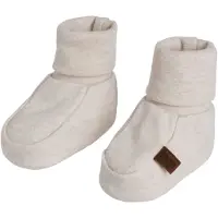 Babys Only Booties Melange Warm Linen - 0-3 Monate