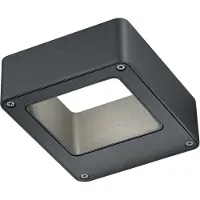 TRIO Lighting LED Aussenwandleuchte RENO, schwarz, Aluminium, Modern, LED Wandleuchte außen