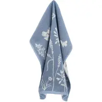 Bunzlau Castle Küchenhandtuch Wild Flower Grey Blue