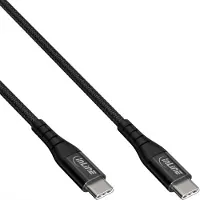 InLine USB 2.0 Kabel, USB-C Stecker/Stecker Schnellladekabel 100W, 2m, 2 m, USB C, USB C, USB 2.0, 0,48 Gbit/s, Schwarz