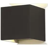 Optonica LED -Wandleuchte 7458, EEK: E, 12W, IP54, 1320 lm, 3000K, schwarz