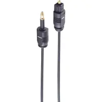 Shiverpeaks -BASIC-S--Lichtwellenleiterkabel 2,2mm, Toslink-Stecker auf 3,5mm Opti-Stecker, 5,0m