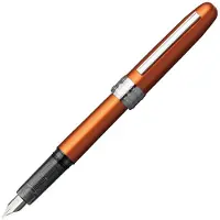 Platinum Orangefarbener Plaisir-Füllfederhalter