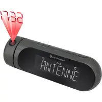 Soundmaster UR6700AN, Uhr, DAB+, FM, LCD, Schwarz, Zeit, Einfarbig