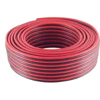 S-Impuls S/CONN maximum connectivity Lautsprecherkabel 1,5mm² 48x0,20 CCA rot/schwarz 50m