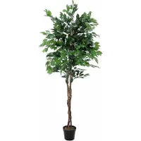 Europalms Ficus-Benjamini Multi-Stamm, Kunstpflanze, 210cm