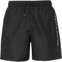 Tommy Hilfiger Badeshorts UM0UM03258 Schwarz Regular Fit