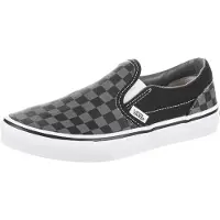 Vans Schuhe - Classic Slip-On - Schwarz/Grau Kariert - - 29 - Schuhe