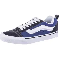 Vans Sneaker "Knu Skool", Damen, Gr. 42,5, blau (navy), Leder, Textil, Schuhe Sneaker, mit gepolsterter Zunge für Oversized-Look