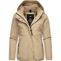 Ragwear Winterjacke "Sunniva" mit Kapuze wasserdichte Winter Damen Jacke mit Teddyfell-Innenfutter